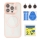 Купить Чехол TPU+PC+Metal Stand Case with MagSafe and Camera Lenses для iPhone 14 Pro Pink