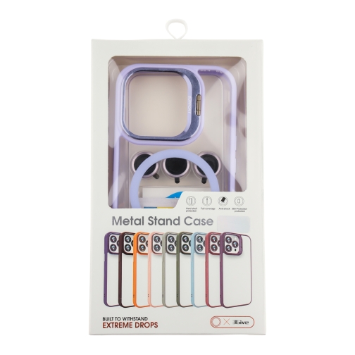 Купить Чехол TPU+PC+Metal Stand Case with MagSafe and Camera Lenses для iPhone 14 Pro Max, 12