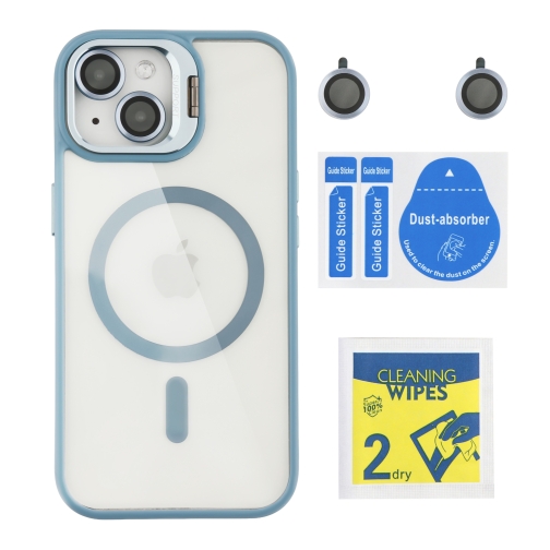Купить Чехол TPU+PC+Metal Stand Case with MagSafe and Camera Lenses для iPhone 15, 14