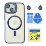 Купить Чехол TPU+PC+Metal Stand Case with MagSafe and Camera Lenses для iPhone 15, 15