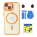 Купить Чехол TPU+PC+Metal Stand Case with MagSafe and Camera Lenses для iPhone 15, 19