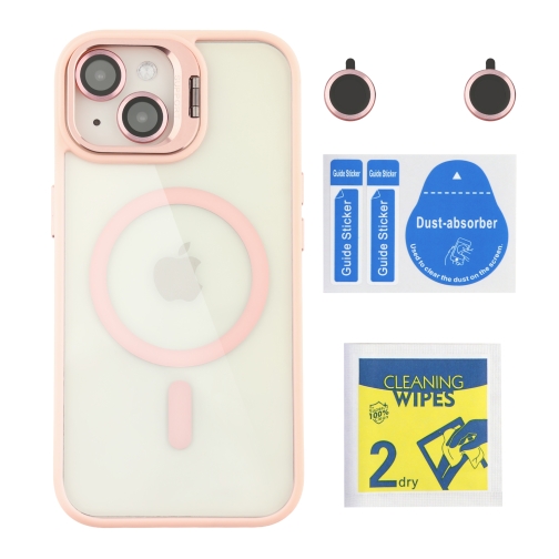 Купить Чехол TPU+PC+Metal Stand Case with MagSafe and Camera Lenses для iPhone 15, 20