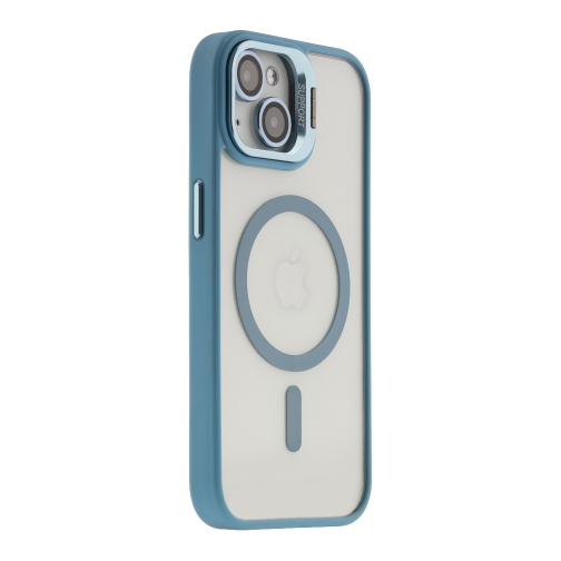 Чохол TPU+PC+Metal Stand Case with MagSafe and Camera Lenses для iPhone 15 превью 23