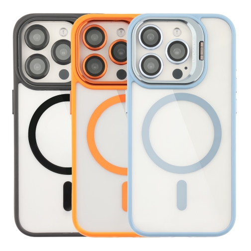 Купити Чохол TPU+PC+Metal Stand Case with MagSafe and Camera Lenses для iPhone 15 Pro