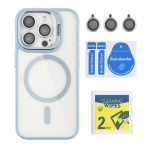 Купити Чохол TPU+PC+Metal Stand Case with MagSafe and Camera Lenses для iPhone 15 Pro, 14