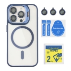 Купити Чохол TPU+PC+Metal Stand Case with MagSafe and Camera Lenses для iPhone 15 Pro, 15