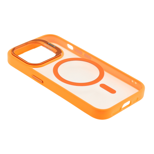 Чохол TPU+PC+Metal Stand Case with MagSafe and Camera Lenses для iPhone 15 Pro превью 25