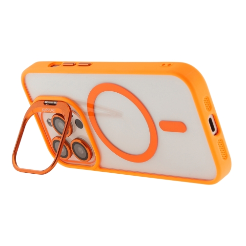 Купити Чохол TPU+PC+Metal Stand Case with MagSafe and Camera Lenses для iPhone 15 Pro, 27