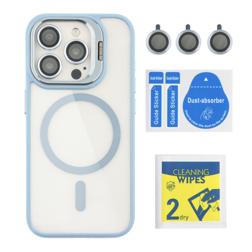 Чохол TPU+PC+Metal Stand Case with MagSafe and Camera Lenses для iPhone 14 Pro М'ята упаковка превью 13