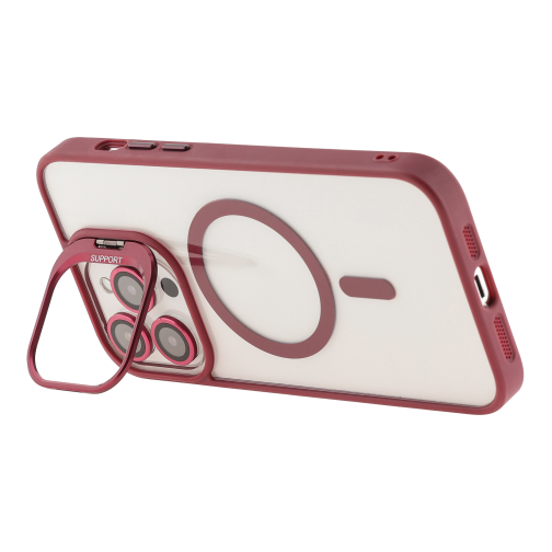 Чохол TPU+PC+Metal Stand Case with MagSafe and Camera Lenses для iPhone 14 Pro М'ята упаковка превью 26