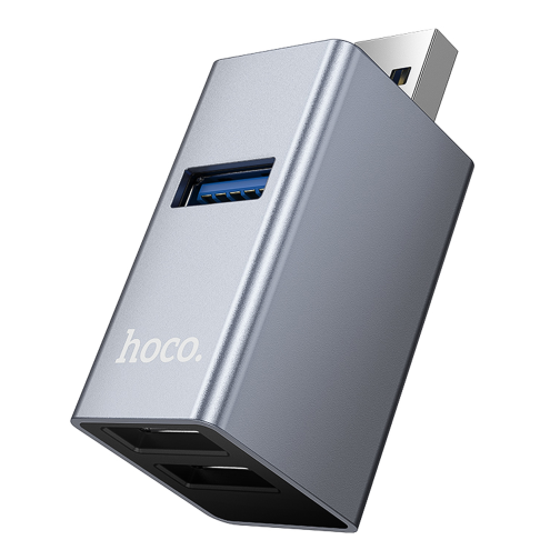 Хаб USB Hoco HB54 3in1 adapter(USB to USB3.0+USB2.0*2) превью 3