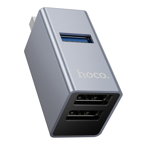 Хаб USB Hoco HB54 3in1 adapter(USB to USB3.0+USB2.0*2) превью 5