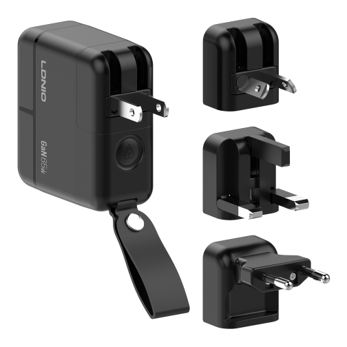 Купить Сетевое Зарядное Устройство LDNIO Q2618 1USB/1USB-C GAN PD65W+Type-C to Type-C, 9