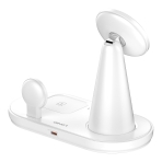 Купити Бездротовий Зарядний Пристрій LDNIO WL01 5in1 25.5W For iWatch, 3