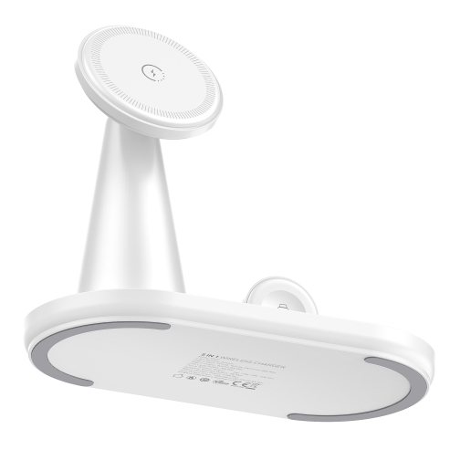Купити Бездротовий Зарядний Пристрій LDNIO WL01 5in1 25.5W For iWatch, 7