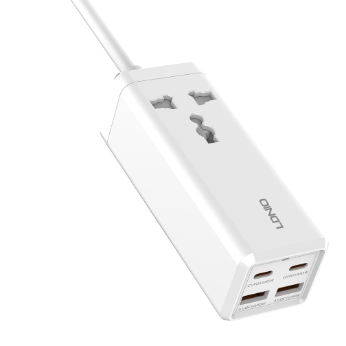Купити Мережевий Зарядний Пристрій LDNIO SC1418 Power Strip PD/QC 65W, 3