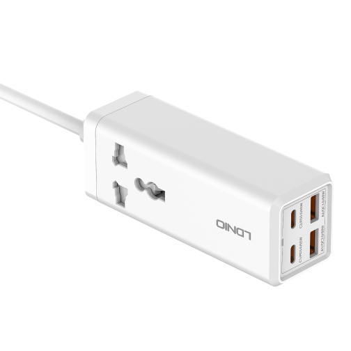 Купити Мережевий Зарядний Пристрій LDNIO SC1418 Power Strip PD/QC 65W, 7