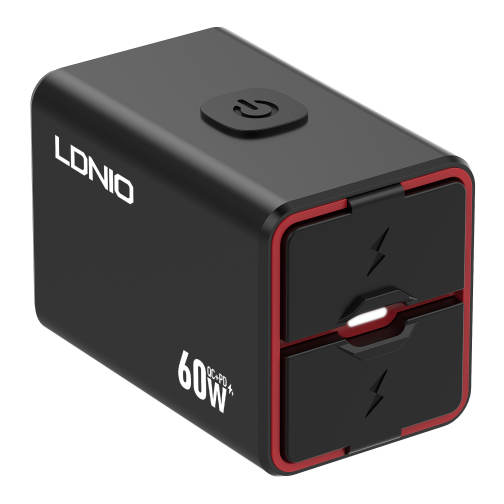 Мото Інвертор LDNIO C108 1USB/1USB-C 60W+Type-C to Type-C