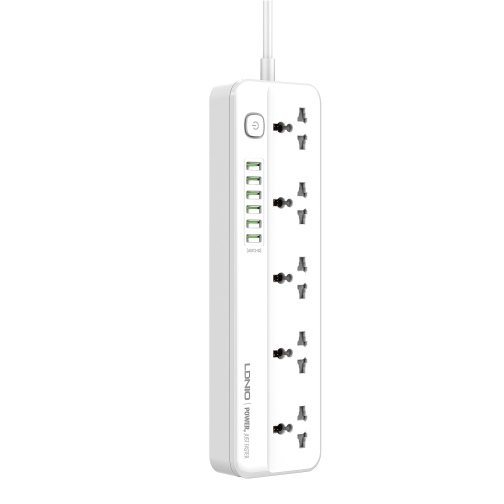 Купить Сетевой Удлинитель LDNIO SC5614 6USB-A / 5 Sockets 2m