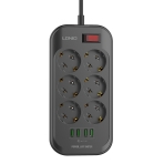 Купить Сетевой Удлинитель LDNIO SE6403 4USB-A / 6-Sockets 2m, 5