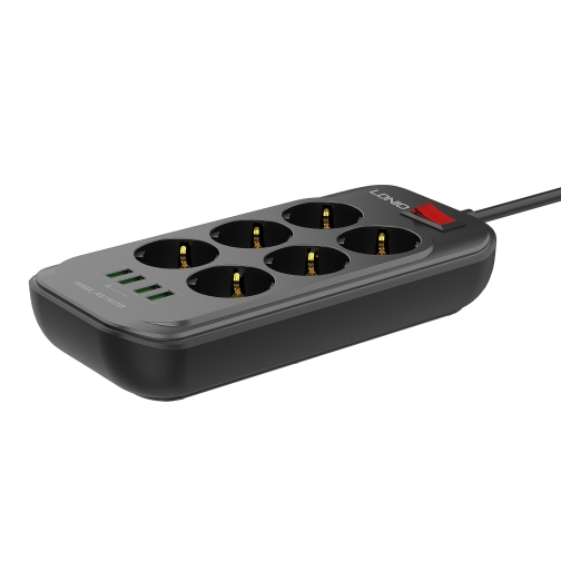 Купить Сетевой Удлинитель LDNIO SE6403 4USB-A / 6-Sockets 2m, 7