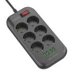 Купить Сетевой Удлинитель LDNIO SE6403 4USB-A / 6-Sockets 2m, 9