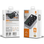 Купити Мережевий Подовжувач LDNIO SE3631 6USB 3.4A / 3 Socket, 2