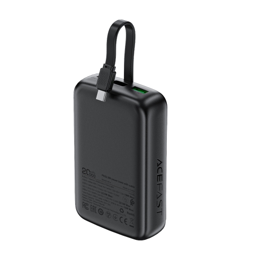 Купить Power Bank AceFast M14 PD22.5W with cable Type-C, 20000mAh, 3