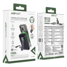 Купити Універсальна Мобільна Батарея Power Bank AceFast M24 PD22.5W magnetic wireless charging, with cable Type-C, 10000mAh