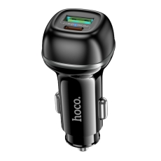 Купити Автомобільний Зарядний Пристрій Hoco Z58A 1USB-A QC18W/1USB-C PD30W Total 48W Купити Автомобільний Зарядний Пристрій Hoco Z58A 1USB-A QC18W/1USB-C PD30W Total 48W