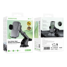 Купити Автотримач Borofone BH222 Wireless 15W