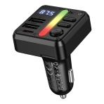 Купити FM-трансмітер Hoco E89 USB-C PD30W+USB 15W/TF/BT5.4 Total 45W