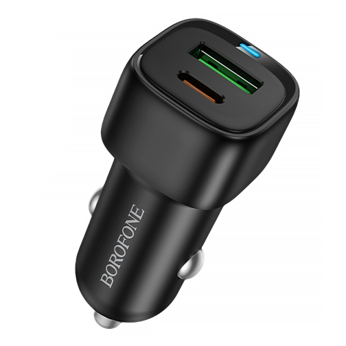 Купити Автомобільний Зарядний Пристрій Borofone BZ34B 1USB QC18W/1USB-C PD20W Total 38W