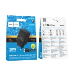 Купити Мережевий Зарядний Пристрій Hoco CS93A 1USB-C PD/QC 20W+Type-C to Type-C
