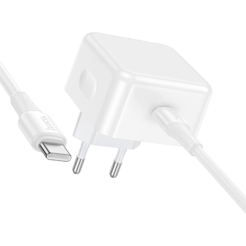Купить Сетевое Зарядное Устройство Hoco C161A 1USB-C PD3.2 40W/60W+Type-C to Type-C, 4
