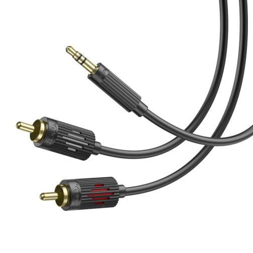 Купити Кабель Aux Hoco UPA28 AUX 3.5 to dual RCA 1.5m М'ята упаковка, 4