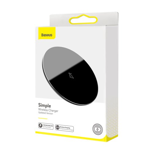 Купити Бездротовий Зарядний Пристрій Baseus Wireless Charger 15W (Upgraded Edition)  WXJK-B, 2