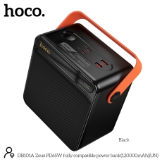 Купить Power Bank Hoco DB101A 65W Zeus fully compatible 120000 mAh Купить Power Bank Hoco DB101A 65W Zeus fully compatible 120000 mAh