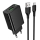 Купити Мережевий Зарядний Пристрій Hoco CS92A 1USB QC 18W+USB to Type-C