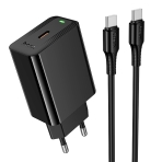 Купить Сетевое Зарядное Устройство Hoco CS93A 1USB-C PD/QC 20W+Type-C to Type-C