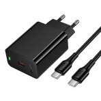 Купить Сетевое Зарядное Устройство Hoco CS93A 1USB-C PD/QC 20W+Type-C to Type-C, 3