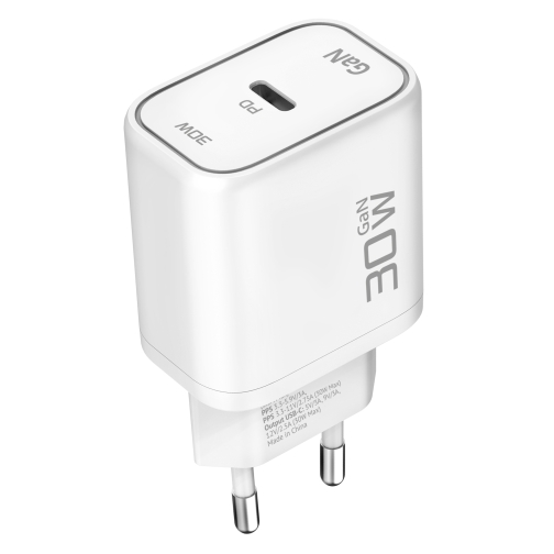 Купити Мережевий Зарядний Пристрій Ridea RW-GaN30BC 30W Boost Plus C PD&QC, 5
