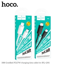 Купити Кабель USB Hoco X88 Gratified PD27W Type-C to Lightning 2m М'ята упаковка Купити Кабель USB Hoco X88 Gratified PD27W Type-C to Lightning 2m М'ята упаковка