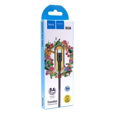 Купити Кабель USB Hoco DU26 Long 8mm Plug Type-C 3A М'ята упаковка Купити Кабель USB Hoco DU26 Long 8mm Plug Type-C 3A М'ята упаковка