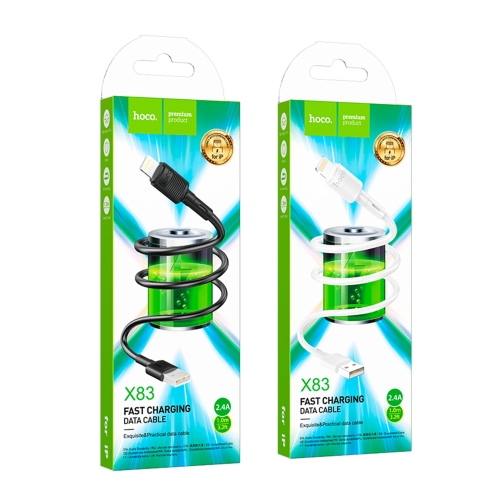 Купити Кабель USB Hoco X83 Lightning М'ята упаковка, 2