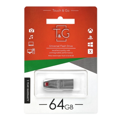 Купити USB флеш-накопичувач T&G 64gb Chrome 115