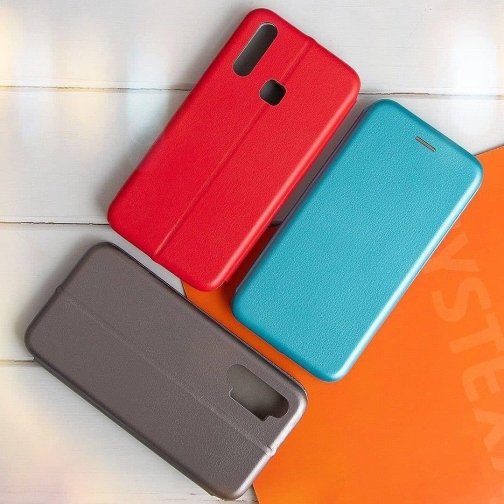 Купить Чехол-книжка кожа для Samsung M20, 7