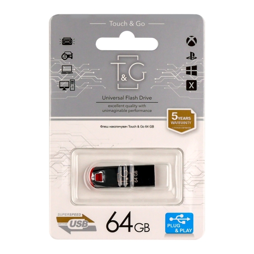 Купить USB Flash Drive T&G 64gb Chrome 115, 2
