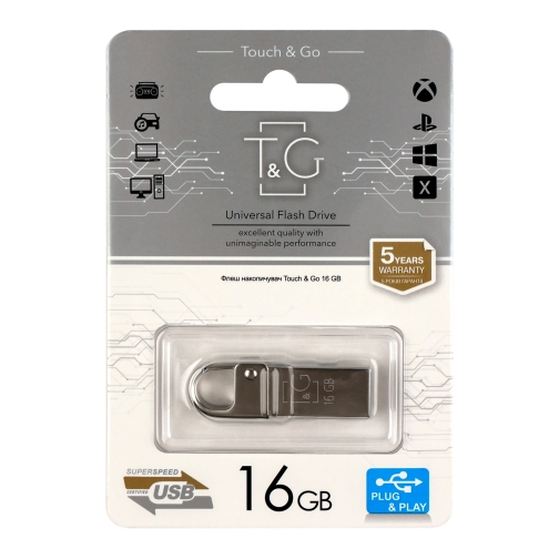 Купить USB Flash Drive T&G 16gb Metal 027, 2