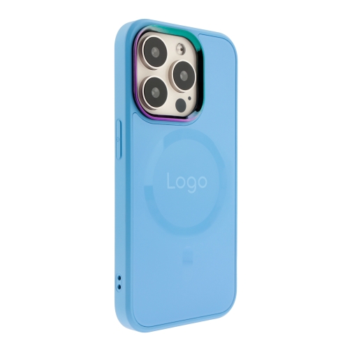 Купить Чехол AG-Glass Chrome Camera with Magsafe для iPhone 15 Pro, 11